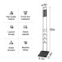 BUBM Supporto per Accessori aspirapolvere, Stand da Pavimento per Dyson V6 V7 V8 V10 V11 DC 58 DC59 DC62 DC74 Aspirapolvere Cord