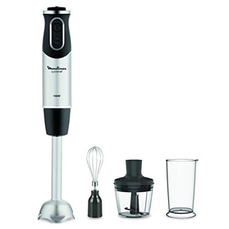 Moulinex DD6558 Quickchef 3in1 Mixer ad Immersione, Tecnologia Powelix, 3 Accessori, 1000 W & Prep’Line Sbattitore prepline 5 