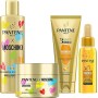 Pantene Pro - V Balsamo 3 Minute Miracle, Rigenera & Protegge, 150ml + Maschera 300 ml + Olio Secco 100 ml + Shampoo 225 ml