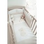 Foppapedretti Dolcecuore Completo Piumone con Paracolpi, Bianco