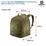 Salomon ORIGINAL GEAR BACKPACK Zaino per scarponi da sci, Unisex, per un Paio di Scarponi e altri Accessori, Verde (Martini Oliv