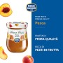 Menz & Gasser Confettura Extra di Pesche Prima Frutta - Confettura con Frutta di Alta Qualità, 1 Vaso x 340 g