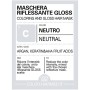 HAIRMED - Cura e Colore - Maschera Riflessante Capelli - Bagno di Colore Senza Ammoniaca - Gloss C - Neutro - 40 ml