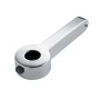 Alessi GIA18 Noè, Cavatappi Sommelier in Alluminio, Colore: Argento, Finitura Lucida