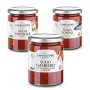 CAMPO D'ORO Set 3 Pezzi SUGO PRONTO GAMBERO ROSSO - TONNO con Finocchietto - VONGOLE Aglio e Prezzemolo 300 GR. Sugo siciliano 1