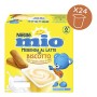Nestlé Mio Merenda al Latte Biscotto, da 6 Mesi, 6 Confezioni da 4 Vasetti, 24 Vasetti
