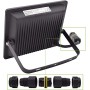 Proiettore Led da Esterno Impermeabile IP65 - Connettore IP68 - Faretto Piatto da Giardino - Faro Illuminazione Facciata di Casa