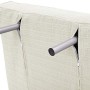 BAKAJI Divano Poltrona Letto 1 Posto Singolo Struttura in Metallo Rivestimento in Tessuto Imbottito Schienale Reclinabile 5 Posi