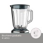 Imetec FrullaTutto Frullatore, Lame Tritaghiaccio in Acciaio Inox, Bicchiere da 800 ml in Vetro Antigraffio, 2 Velocità, Funzio