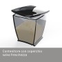 Imetec La Grattugia, grattugia elettrica, Rullo in Acciaio Inox, Tramoggia in Alluminio, Contenitore Estraibile con Coperchio Sa