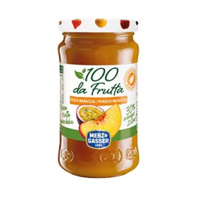 MENZ&GASSER Composta 100Dafrutta Pesca-Maracuja, 100% Frutta, 1 Vaso X 240G - 240 gr