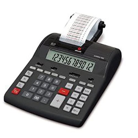 Olivetti Summa 302, Calcolatrice, Display da 12 cifre, Nero