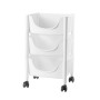 Guzzini Kitchen Active Design Hold&Roll Carrello, Bianco, 44,5 x 30,5 x h69 cm