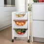 Guzzini Kitchen Active Design Hold&Roll Carrello, Bianco, 44,5 x 30,5 x h69 cm