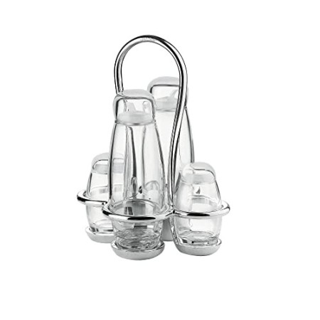 Guzzini Look Menage 17 x 15 x H 22,5 cm, Cromato