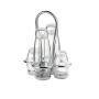 Guzzini Look Menage 17 x 15 x H 22,5 cm, Cromato