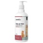 SHAMPOO PER CANI E GATTI ANTIPARASSITARIO - A base di oli essenziali antizecche e antipulci - Prodotto Detergente per la pelle e