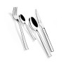 Monix Set di 24 Posate in Acciaio Inox con Coltelli per Bistecca