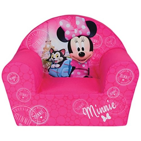 Fun House 712810 - Poltrona in schiuma per bambini, motivo: Minnie, 52 x 33 x 42 cm