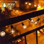 Catena Luminosa Esterno LOFTer Stringa Luci da Giardino con 30 Lampadine Filo Luci Esterno Catena di Luce da 9,5m Illuminazione 