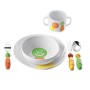 Fratelli Guzzini Bimbi Set Posto Tavola Billo, ABS/Mel 304 18/10, Stainless Steel AISI 410 (Knife), Multicolore, 0.02x39x7 cm, 6