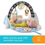 Fisher-Price Palestrina Pieghevole degli Animali con Arco in Bianco e Nero per Stimolare la Vista, con Soffice Tappetino e Gioch