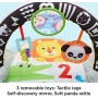 Fisher-Price Palestrina Pieghevole degli Animali con Arco in Bianco e Nero per Stimolare la Vista, con Soffice Tappetino e Gioch
