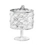 Guzzini Alzata Grande con Coperchio Love, Trasparente, Ø15.7 x h22 cm