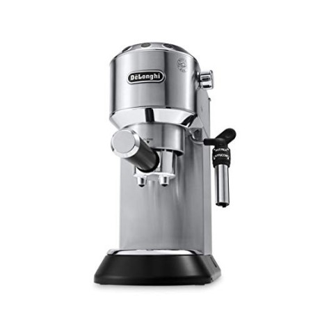 De'Longhi Dedica EC685.M Macchina da Caffè Espresso Manuale e Cappuccino, Caffè in Polvere o in Cialde E.S.E., 1350 W, Argento