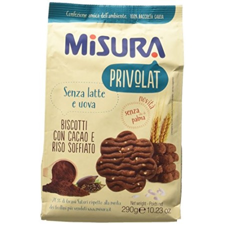 Misura Privolat Biscotto Cacao - 3 pezzi da 290 g [870 g]