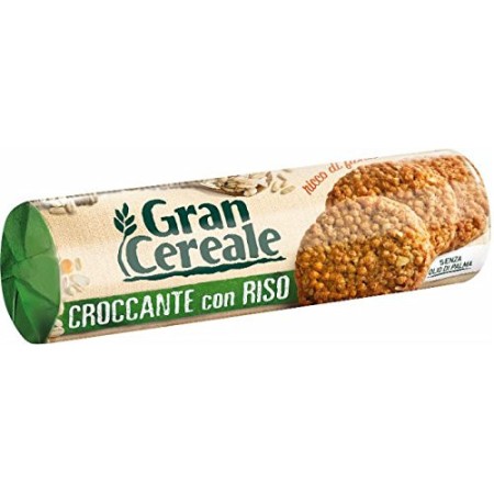 Gran Cereale Biscotti Gran Cereale Croccante con Riso, Ricchi di Fibra e Fosforo - 230 g