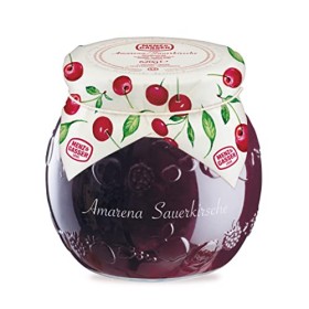 Menz&Gasser Edel Confettura Extra di Amarene 55%, con Frutta di Alta Qualità, 1 Vaso x 620 g