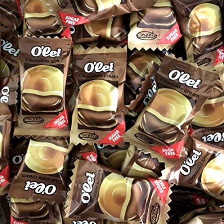 Caramelle O'LEI Senza Zucchero Panna e Cioccolato - Senza Glutine - g 500