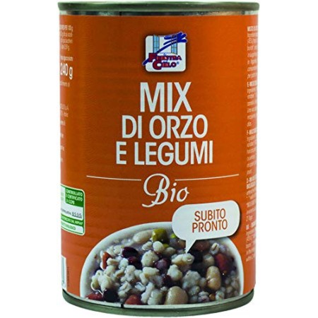 La Finestra Sul Cielo  Mix Pronto di Orzo e Legumi Bio - 400 gr (Confezione da 12 pezzi)