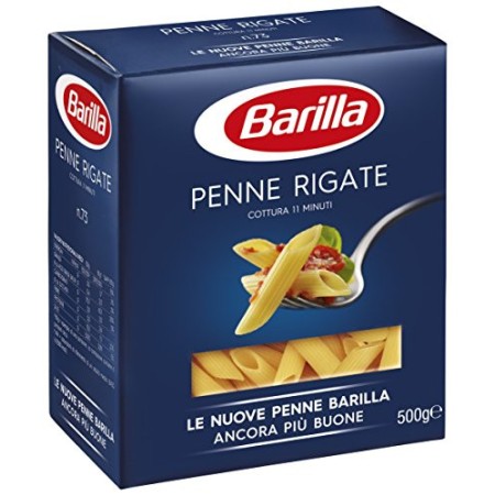 Barilla Pasta Penne Rigate Semola di Grano Duro, 500 gr