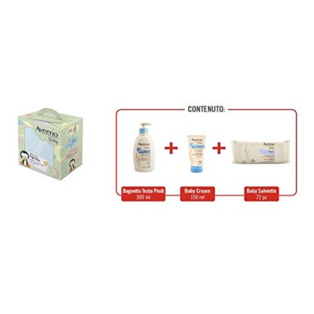 Aveeno Baby Cofanetto Bagnetto E Idratazione - 520 Gr