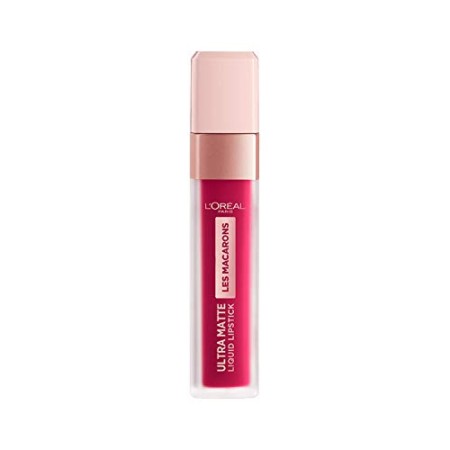 L'Oréal Paris Rossetto Matte Liquido Tinta Labbra a Lunga Tenuta, Collezione Les Macarons, Comfort e Tenuta Ottimale, Profumo d