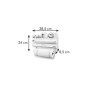 Tescoma 899722 Onwall Portarotoli Cucina da Parete 4 in 1, Plastica, Bianco, 1 Pezzo