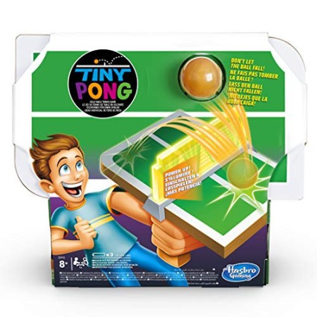 Hasbro Gaming Tiny Pong Gioco Elettronico per Bambini