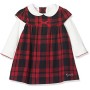 Brums Abito Scozzese Vestito, (Blu 12 283), 74 (Taglia produttore:9M) Bimba