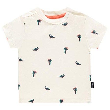 Noppies B Regular T-Shirt SS Atascocita, Avorio (Blanc De Blanc P002), 62 (Taglia Unica: 56) Bimbo
