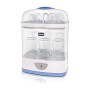 Chicco SterilNatural Sterilizzatore 2 in 1, Per 6 Biberon di 330 ml, Bianco