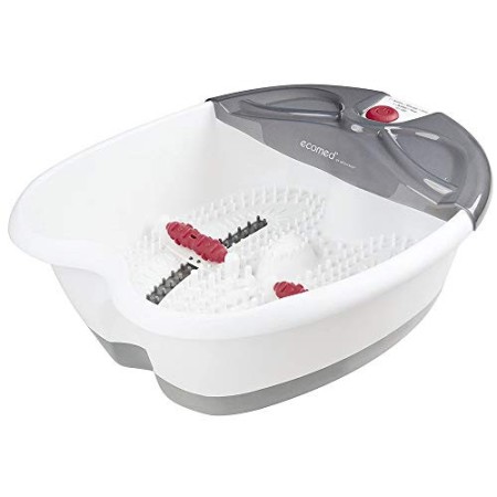 Medisana Ecomed FS-52E Vasca Idromassaggio per Piedi con Riflessologia Plantare, Pediluvio Elettrico Funzione Calore, Massaggio 