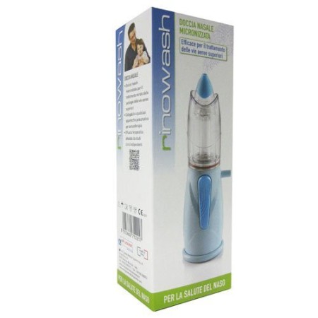 Air Liquide Healthcare Rinowash Doccia Nasale Micronizzata per la terapia aerosolica, Terminale in morbido silicone