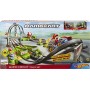 Hot Wheels Circuito Mario Kart, Playset con Lanciatori, Due Veicoli e Accessori, Giocattolo per Bambini 4+ anni, GCP27