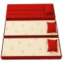Baldiflex Divano Letto 3 Posti Modello TreTris Rivestimento Sfoderabile e Lavabile, Colore Rosso Cardinale