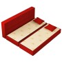 Baldiflex Divano Letto 3 Posti Modello TreTris Rivestimento Sfoderabile e Lavabile, Colore Rosso Cardinale