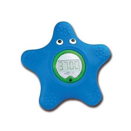 Gima - Termometro da Bagno, °C, Forma Stella Marina, Range di Temperatura da 0 a 70°C, Fornito di Blister Appendibile, Preciso
