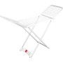 Vileda Solar Stendibiancheria a Cavalletto, in Resina, da Esterno con Ruote, 9.5 x 55 x 125.5 cm, Bianco