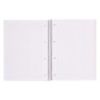 Erik® - Quaderno appunti a quadretti Lily & Val, perfetto per scuole elementari, medie e superiori, A4, 5x5, microperforato